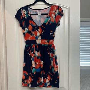 Floral V-Neck Dress